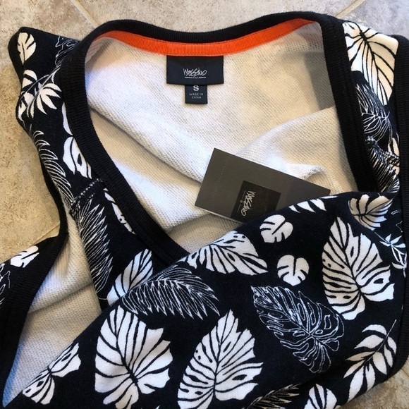 🆕 Mossimo leaf floral long tank top small scoop neck - Picture 8 of 10